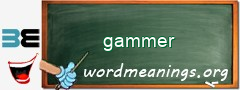 WordMeaning blackboard for gammer